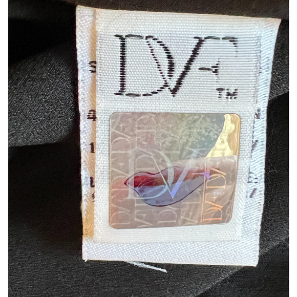 Diane von Furstenberg Dress Womens Size 4 Black Dolly Dress Fit and Flare Zip - Picture 8 of 11